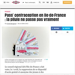 Pass' contraception en Ile-de-France : la pilule ne passe pas vraiment