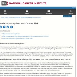 Oral Contraceptives (Birth Control Pills) and Cancer Risk