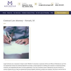 NJ Contract Law Attorney - Moldovan