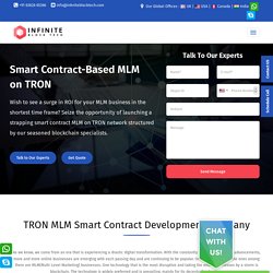 TRON based smart contract MLM software