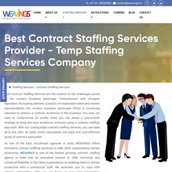 Temporary Staffing Services in India