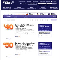 Unlimited Cell Phone Plans - MetroPCS