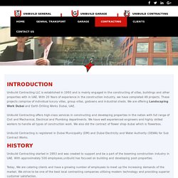 Unibuild Contracting Dubai - Landscaping Work Dubai