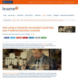 How Using A Contractor Accountant Could Help Your Freelance Business