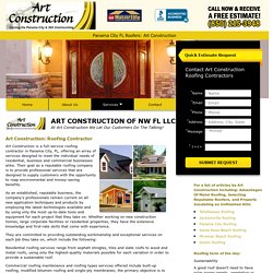 Roofing Contractor Art Construction: Services