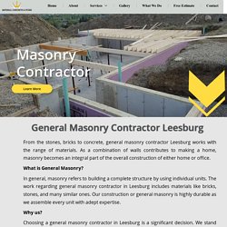 General Masonry Contractor Leesburg