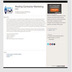 Roofing Contractor Marketing on LookUpPage