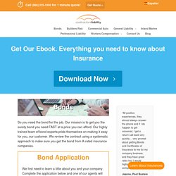 Bid Bonds Insurance Form & Cost