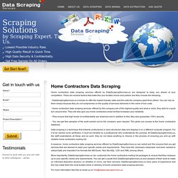 Home Contractors Data Scraping, USA Home Contractors Database, Email List
