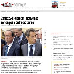 Sarkozy-Hollande: nouveaux sondages contradictoires