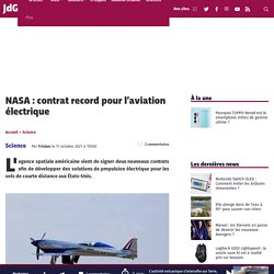 NASA : contrat record pour l'aviation électrique