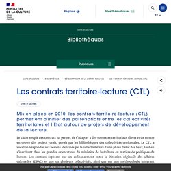 Les contrats territoire-lecture (CTL)