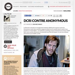 DCRI contre Anonymous