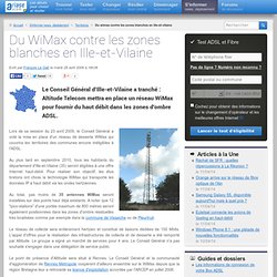 Du WiMax contre les zones blanches en Ille-et-Vilaine