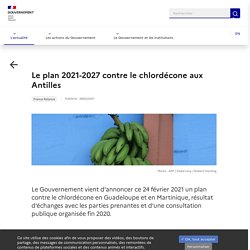GOUVERNEMENT_FR 24/02/21 Le plan 2021-2027 contre le chlordécone aux Antilles
