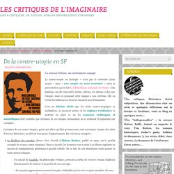 De la contre-utopie en SF - Les Critiques de l'Imaginaire