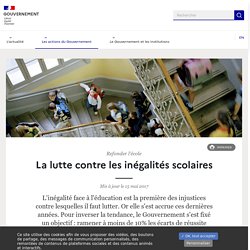 La lutte contre les inégalités scolaires