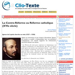 La Contre-Réforme ou Réforme catholique - Clio Texte