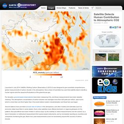 Satellite Detects Human Contribution to Atmospheric CO2