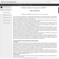 Berry Convergences: Contribution de Berry Convergences au SRADTT