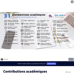 Contributions académiques 2018-2019