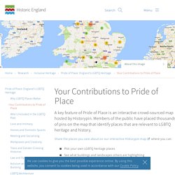 Your Contributions to Pride of Place