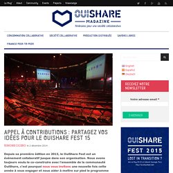 Appel à contributions : partagez vos idées pour le #OSFest15