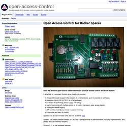 open-access-control - Arduino-based RFID access control system for hacker spaces