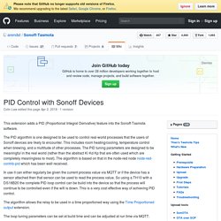 PID Control with Sonoff Devices · arendst/Sonoff-Tasmota Wiki