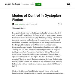 Modes of Control in Dystopian Fiction