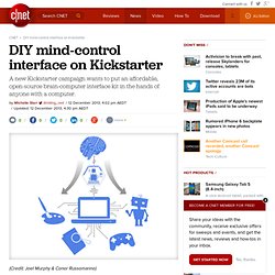 DIY mind-control interface on Kickstarter
