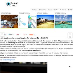 The best remote control device for internet TV – GlideTV