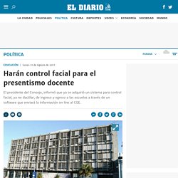 Harán control facial para el presentismo docente - Política - El diario