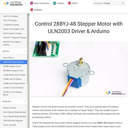 In-Depth: Control 28BYJ-48 Stepper Motor with ULN2003 Driver & Arduino