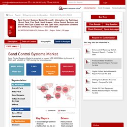 Sand Control Systems Market Size, Share, Growth