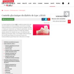 Contrôle glycémique du diabète de type 2 (HAS) - Santé-Médecine