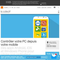 Contrôler votre PC depuis votre mobile