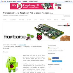 Contrôlez votre Raspberry Pi depuis un smartphone Android