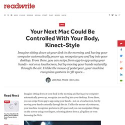 Your Next Mac Could Be Controlled With Your Body, Kinect-Style