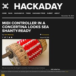 MIDI Controller In A Concertina Looks Sea Shanty-Ready