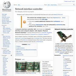 Network interface controller