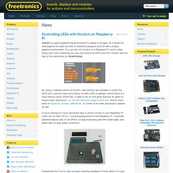Controlling LEDs with Scratch on Raspberry Pi