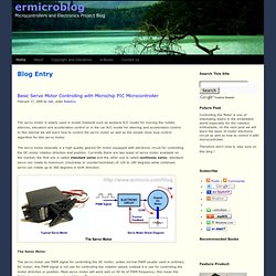 Basic Servo Motor Controlling with Microchip PIC Microcontroller