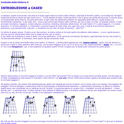 Controllo della Chitarra 03 - Introduzione a CAGED