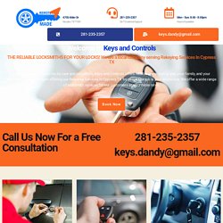 Rekeying Services In Cypress TX