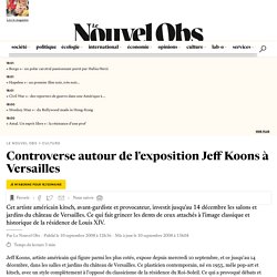 Controverse autour de l'exposition Jeff Koons à Versailles