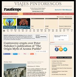 Controversy erupts over Peter Nabokov's publication of "The Origin Myth of Acoma Pueblo" - Viajes Pintorescos - Santa Fe New Mexican
