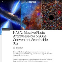 NASA's Massive Photo Archive Is Now on One Convenient, Searchable Site - Creators