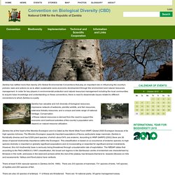Convention on Biological Diversity (CBD) - National CHM for the Republic of Zambia
