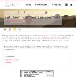 Git: convention de nommage pour des commits parfaits – Buzut
